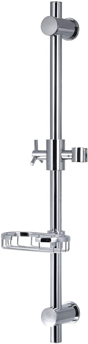 Adjustable Slide Bar Shower Panel Accessory - 28 X 6 X 7 - Brushed Nickel - BUILDMYPLACE