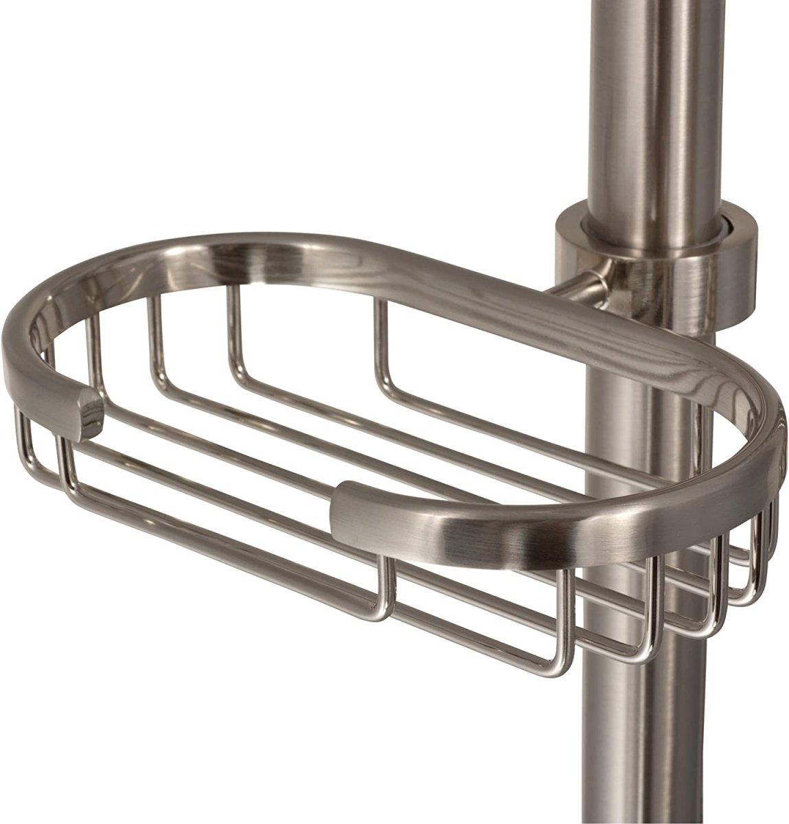 Adjustable Slide Bar Shower Panel Accessory - 28 X 6 X 7 - Brushed Nickel - BUILDMYPLACE