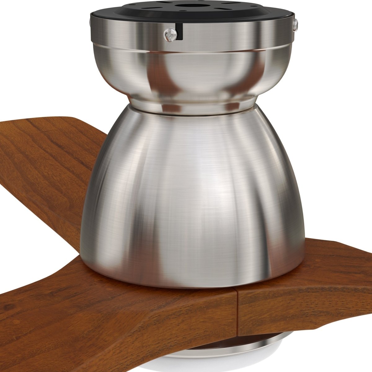 AKRON 52 inch 3 - Blade Flush Mount Smart Ceiling Fan with LED Light & Remote - LEDMyPlace