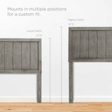 Alana Queen Wood Platform Bed With Angular Frame - BUILDMYPLACE