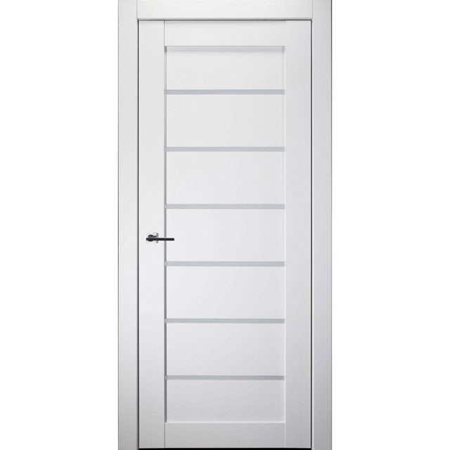 Alba Interior Door in Bianco Noble Finish - BUILDMYPLACE