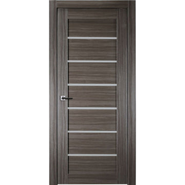 Alba Interior Door in Gray Oak Finish