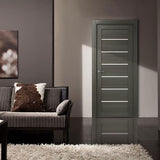 Alba Interior Door in Gray Oak Finish - BUILDMYPLACE