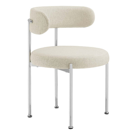 Albie Fabric Dining Chairs - Set of 2 - BUILDMYPLACE