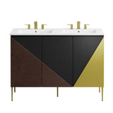 Alchemist 48" Double Sink Bathroom Vanity - BUILDMYPLACE