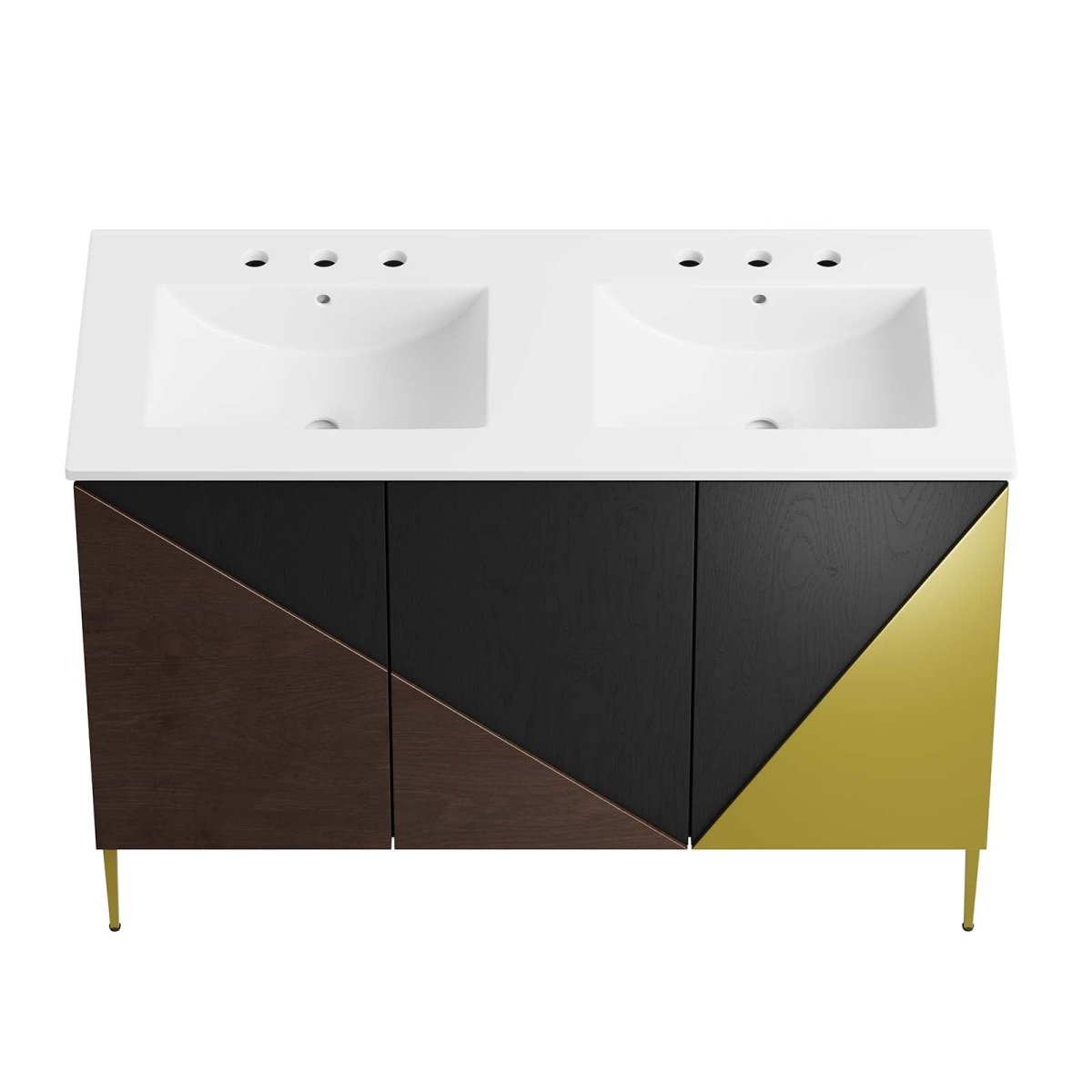 Alchemist 48" Double Sink Bathroom Vanity - BUILDMYPLACE