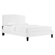 Alessi Performance Velvet Full Platform Bed - BUILDMYPLACE