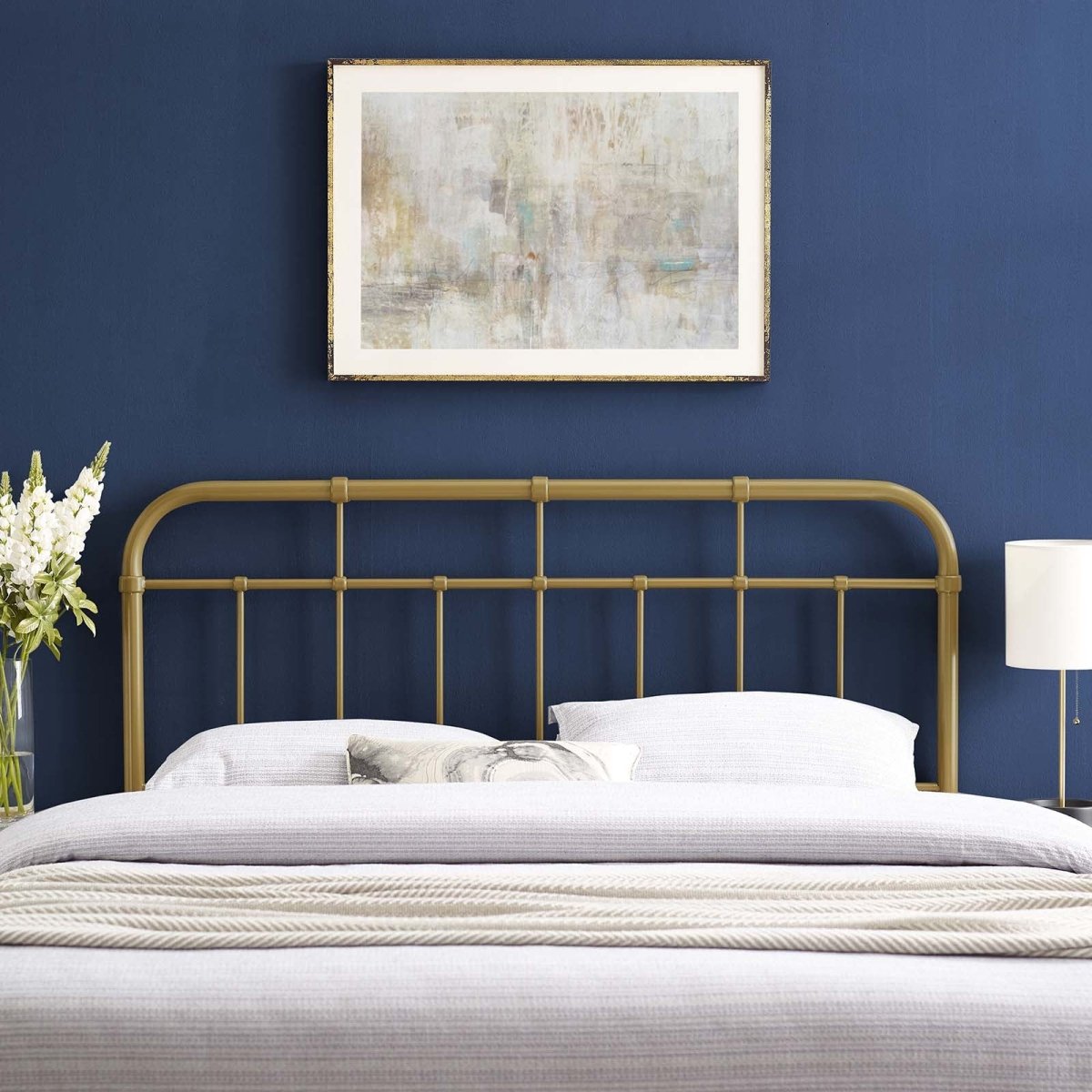 Alessia King Metal Headboard - BUILDMYPLACE