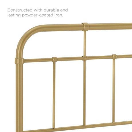 Alessia Twin Metal Headboard - BUILDMYPLACE