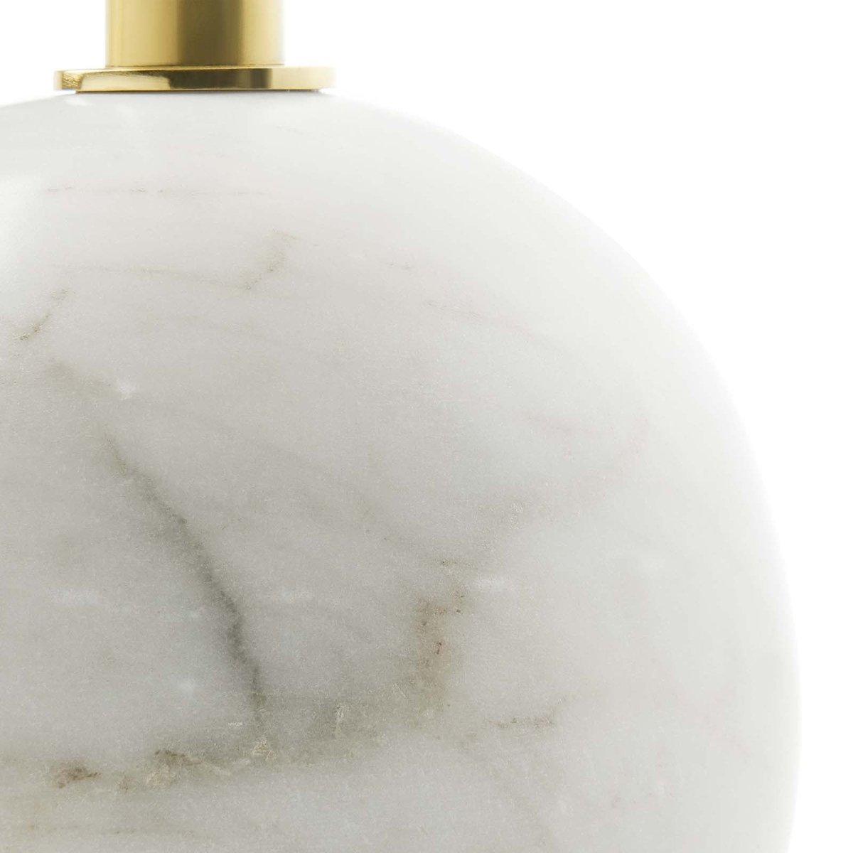 Aliza Round White Marble Side Table - BUILDMYPLACE