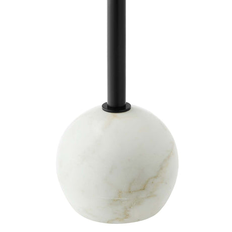 Aliza Round White Marble Side Table - BUILDMYPLACE