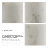 Aliza Round White Marble Side Table - BUILDMYPLACE