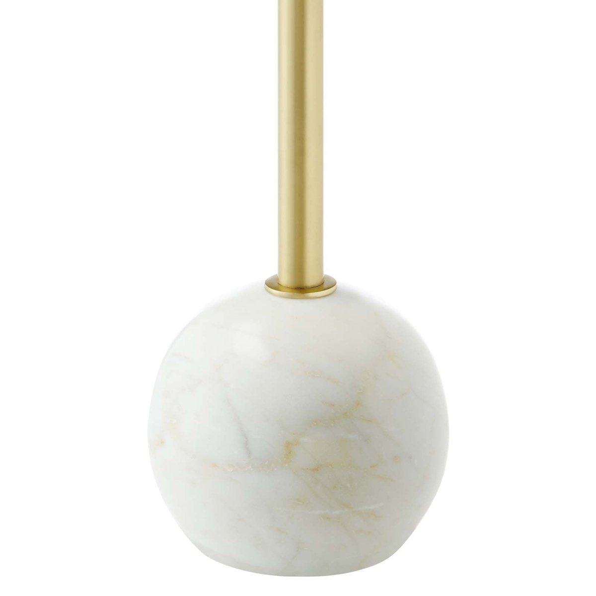 Aliza Round White Marble Side Table - BUILDMYPLACE