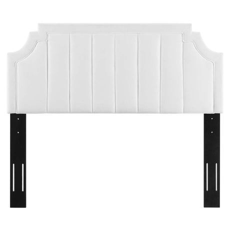 Alyona Channel Tufted Performance Velvet Full/Queen Headboard - BUILDMYPLACE