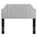 Alyona Channel Tufted Performance Velvet Twin Headboard - BUILDMYPLACE