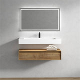 Alysa Floating Vanity With Acrylic Sink - BUILDMYPLACE