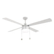 AMALFI 52 inch 4 - Blade Ceiling Fan with LED Light & Pull Chain - LEDMyPlace