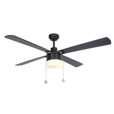 AMALFI 52 inch 4 - Blade Ceiling Fan with LED Light & Pull Chain - LEDMyPlace