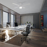 AMALFI 52 inch 4 - Blade Ceiling Fan with LED Light & Pull Chain - LEDMyPlace