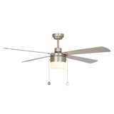 AMALFI 52 inch 4 - Blade Ceiling Fan with LED Light & Pull Chain - LEDMyPlace