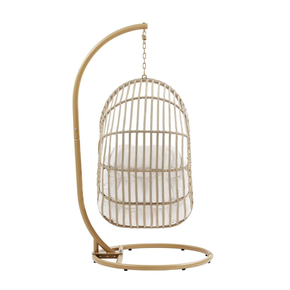 Amalie Wicker Rattan Outdoor Patio Rattan Swing Chair - BUILDMYPLACE
