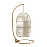Amalie Wicker Rattan Outdoor Patio Rattan Swing Chair - BUILDMYPLACE