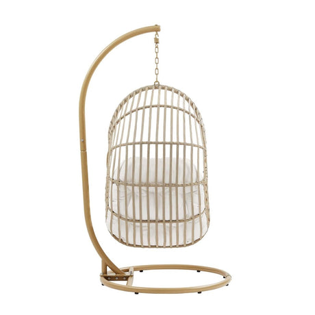 Amalie Wicker Rattan Outdoor Patio Rattan Swing Chair - BUILDMYPLACE