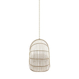 Amalie Wicker Rattan Outdoor Patio Rattan Swing Chair without Stand - BUILDMYPLACE