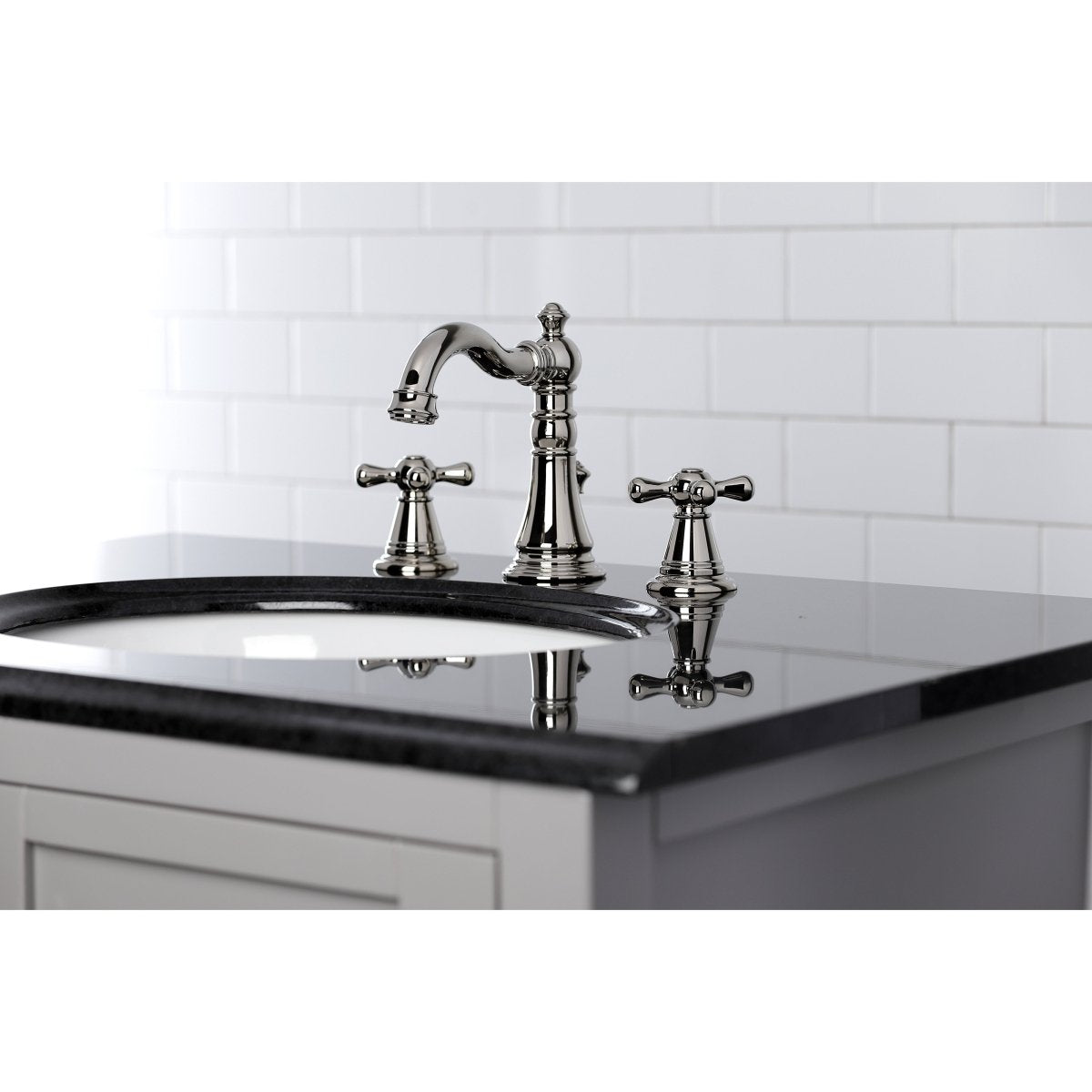 American Classic 8 inch Widespread Bathroom Faucet - BUILDMYPLACE