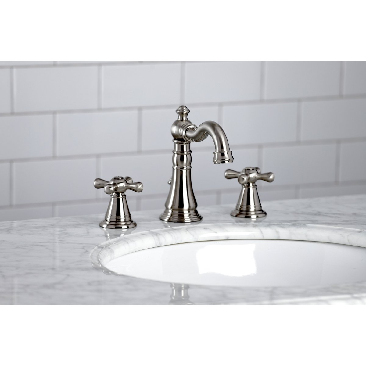 American Classic 8 inch Widespread Bathroom Faucet - BUILDMYPLACE