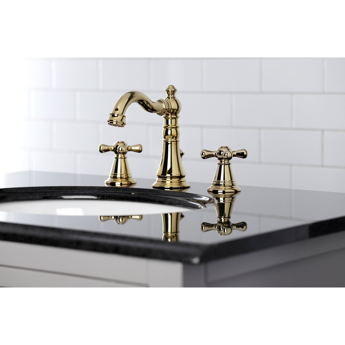 American Classic 8 inch Widespread Bathroom Faucet - BUILDMYPLACE