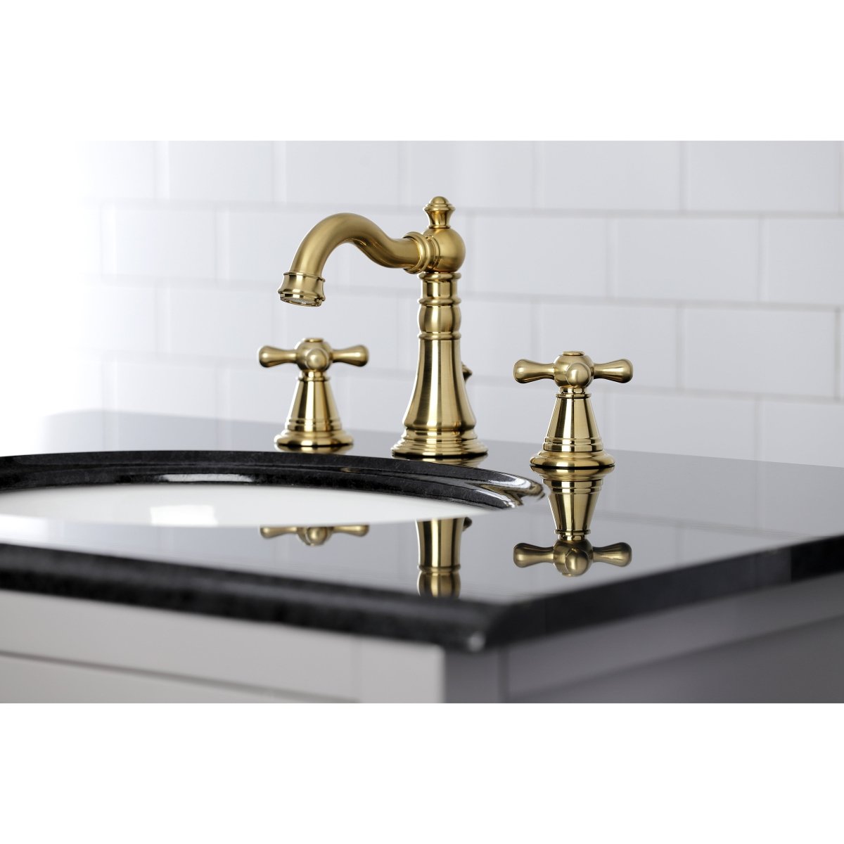 American Classic 8 inch Widespread Bathroom Faucet - BUILDMYPLACE