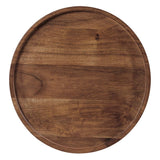 Amina Round Acacia Wood Side Table - BUILDMYPLACE