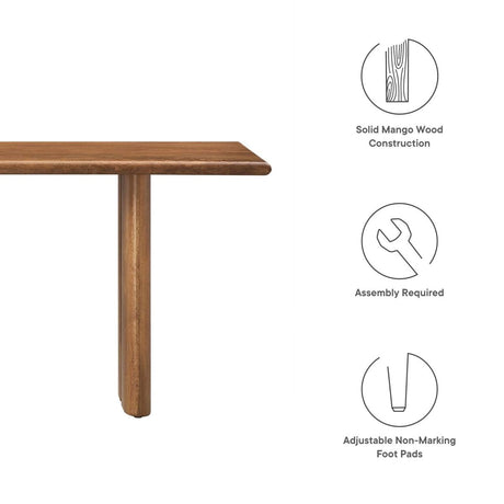 Amistad 58" Wood Bench - BUILDMYPLACE