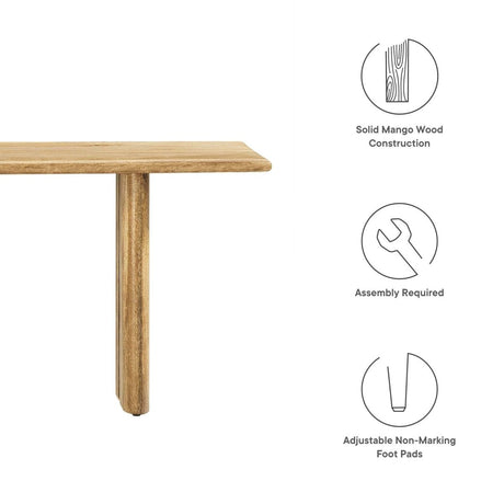 Amistad 58" Wood Bench - BUILDMYPLACE
