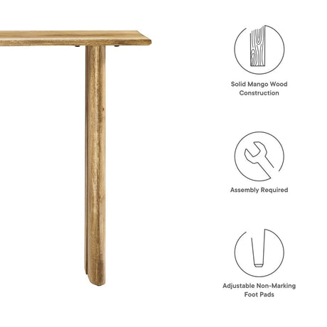 Amistad Wood Console Table - BUILDMYPLACE