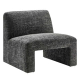 Amita Chenille Upholstered Accent Chair - BUILDMYPLACE