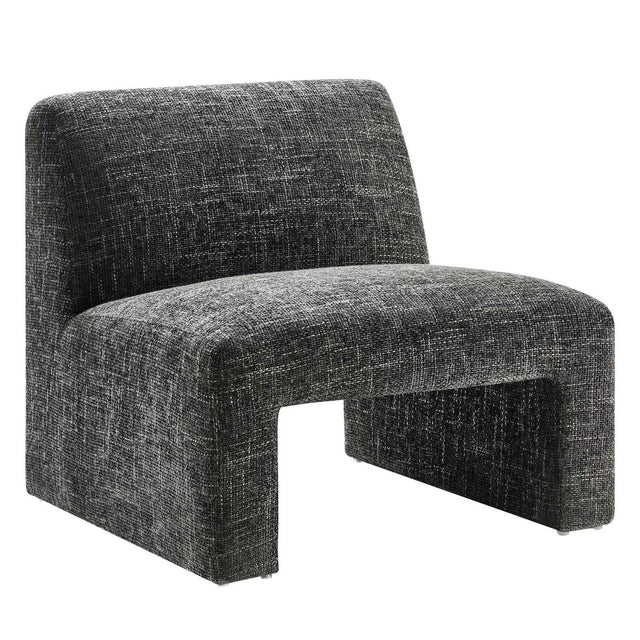 Amita Chenille Upholstered Accent Chair - BUILDMYPLACE