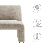 Amita Chenille Upholstered Accent Chair - BUILDMYPLACE