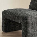 Amita Chenille Upholstered Accent Chair - BUILDMYPLACE