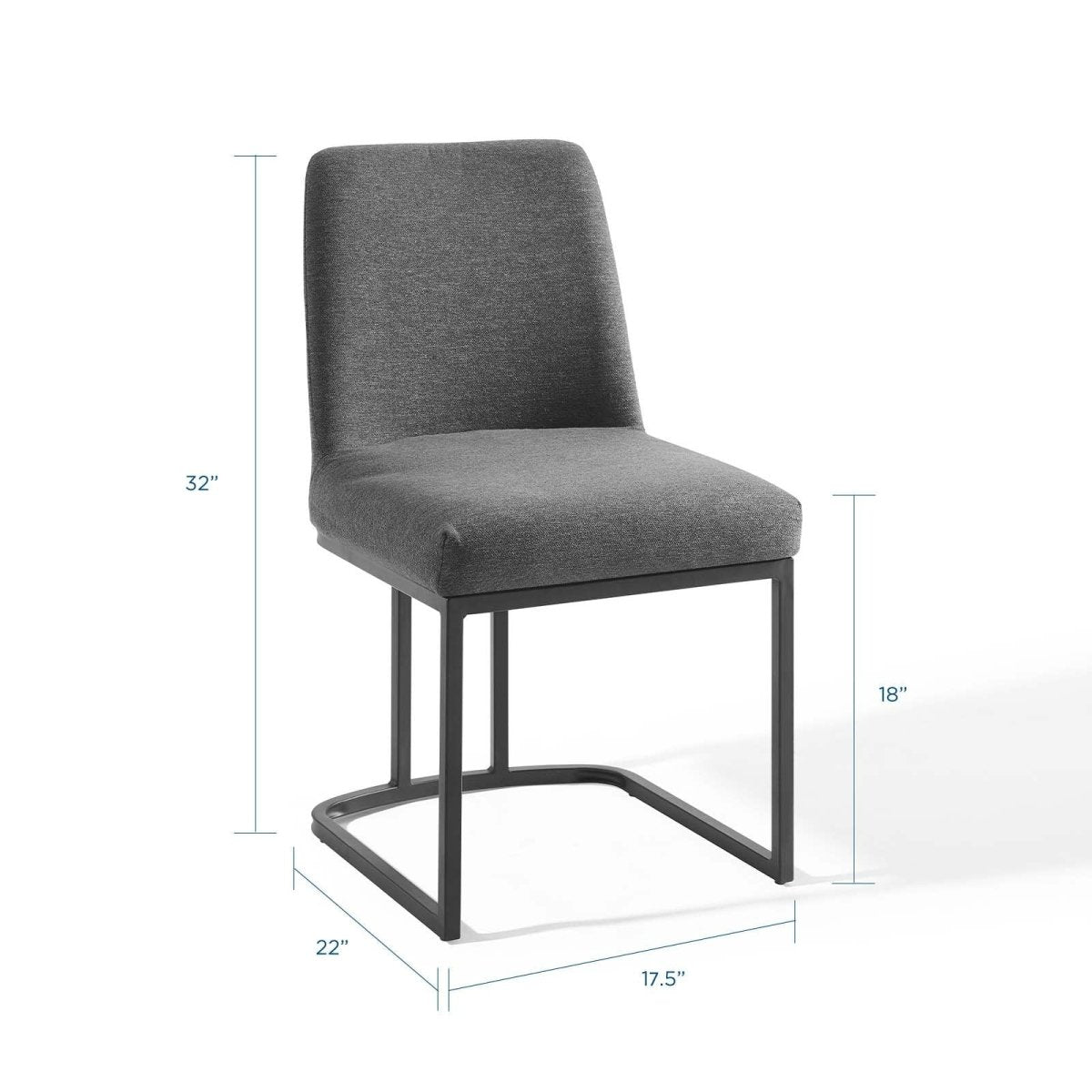 Amplify Sled Base Performance Dining Side Chair - BUILDMYPLACE