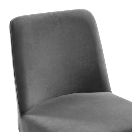 Amplify Sled Base Performance Velvet Dining Chairs - Set of 2 - BUILDMYPLACE