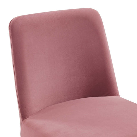 Amplify Sled Base Performance Velvet Dining Chairs - Set of 2 - BUILDMYPLACE