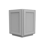 Angle Base Cabinet - 24W x 34.5H x 24D - 2D - Grey Shaker Cabinet - BUILDMYPLACE