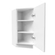 Angle Base End Cabinet | Milano White | 24"W x 34.5"H x 24"D - BUILDMYPLACE