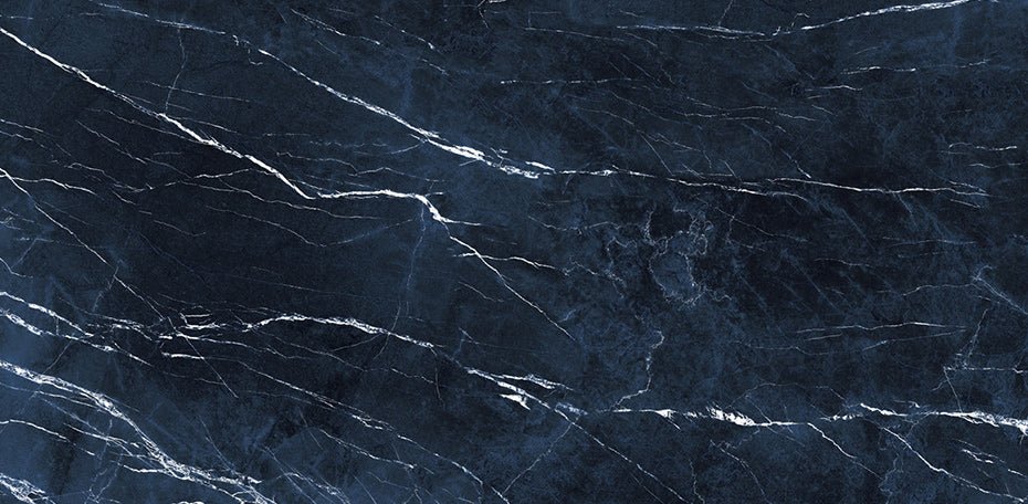 Antique Dark Blue Polished - Porcelain Wall & Floor Tile - BUILDMYPLACE