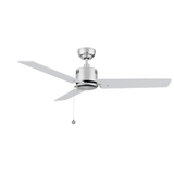 APEX 52 inch 3 - Blade No Light Ceiling Fan with Pull Chain - LEDMyPlace