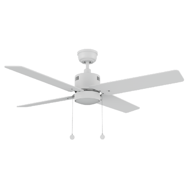 APEX 52 inch 4 - Blade Ceiling Fan with LED Light & Pull Chain - LEDMyPlace