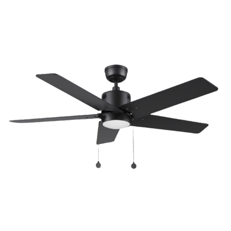 APEX 52 inch 5 - Blade Ceiling Fan with LED Light & Pull Chain - LEDMyPlace