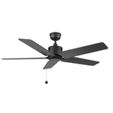 APEX 52 inch 5 - Blade No Light Ceiling Fan with Pull Chain - LEDMyPlace
